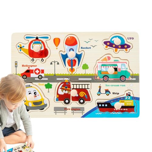Puzzle mit Klammern, Puzzle mit Klammern für Kinder | Holzpuzzle mit Cartoons, farbenfrohes Spielzeug für die frühe Bildung, tragbare sensorische Spiele für die Schule Puzzle mit Klammern, Puzzle mit Klammern für Kinder | Holzpuzzle mit Cartoons, farbenfrohes Spielzeug für die frühe Bildung, tragbare sensorische Spiele für die Schule von Generic