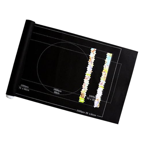 Puzzlematte - Organizer & Aufbewahrungsmatte - 66 x 117 cm - Tragbarer Sparer bis zu 1500 Stück - Rollbares Anti-Rutsch-Design für einfachen Transport und platzsparende Aufbewahrung Puzzlematte - Organizer & Aufbewahrungsmatte - 66 x 117 cm - Tragbarer Sparer bis zu 1500 Stück - Rollbares Anti-Rutsch-Design für einfachen Transport und platzsparende Aufbewahrung von Generic