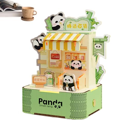 Puzzles, 3D Puzzles | Kleine Tischlampe | Schlafzimmer Schreibtischlampe, Modellbausatz, Niedliches Nachtlicht für Zuhause, Schlafzimmer, Tisch, L von Generic