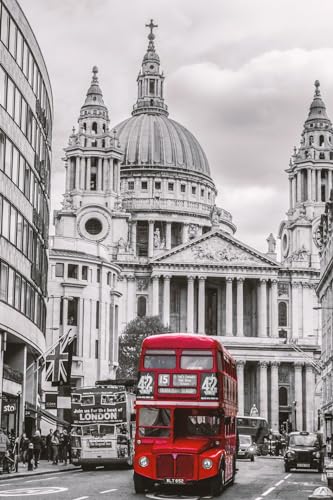 Puzzles 1000 London Bus St. Paul's Cathedral 75 * 50Cm Puzzles 1000 London Bus St. Paul's Cathedral 75 * 50Cm von Generic