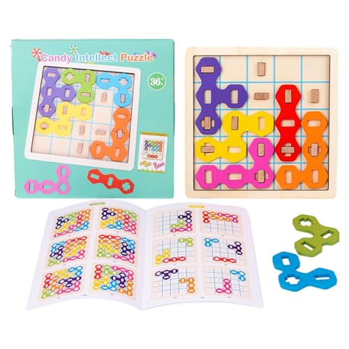 Puzzles aus Holz | Tangram Jigsaw Knöchelpuzzles aus Holz | Tangram-Puzzle-Geschenk, buntes sensorisches Spielzeug zum Lernen, 3 4 5 6 Mädchen Puzzles aus Holz | Tangram Jigsaw Knöchelpuzzles aus Holz | Tangram-Puzzle-Geschenk, buntes sensorisches Spielzeug zum Lernen, 3 4 5 6 Mädchen von Generic