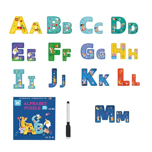 Puzzles für Babys, Lernspiel Buchstaben und Alphabet, für Vorschule, Lernspiel, Kindergarten, Erkennungswerkzeug, 3-6 Jahre, und Mädchen Puzzles für Babys, Lernspiel Buchstaben und Alphabet, für Vorschule, Lernspiel, Kindergarten, Erkennungswerkzeug, 3-6 Jahre, und Mädchen von Generic