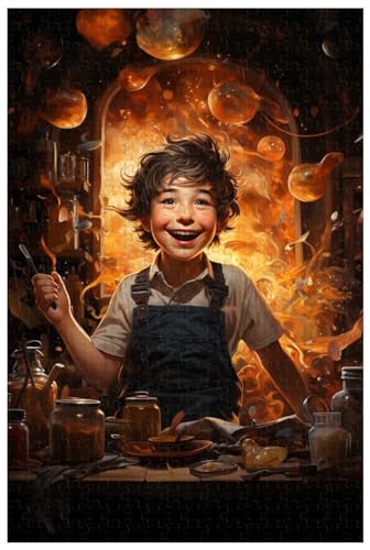 Puzzles für Erwachsene, 1000 Teile, für einen Koch, der in der Küche Seine Magie auf Essen ausübt, Charakterpuzzles (b ; 1000) von Generic