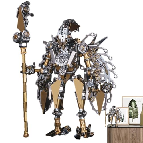 Puzzles für Erwachsene aus Metall, Metallpuzzle für Erwachsene – Mechanisches Puzzle mit chinesischer Figur für Erwachsene, verformbare mechanische Montagemodelle, Mo-Bausätze Puzzles für Erwachsene aus Metall, Metallpuzzle für Erwachsene – Mechanisches Puzzle mit chinesischer Figur für Erwachsene, verformbare mechanische Montagemodelle, Mo-Bausätze von Generic