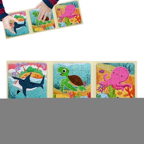 Puzzles für Kinder, magnetische Puzzles für Kleinkinder, magnetisches Lernspielzeug für Vorschule, Tierspiele von Generic