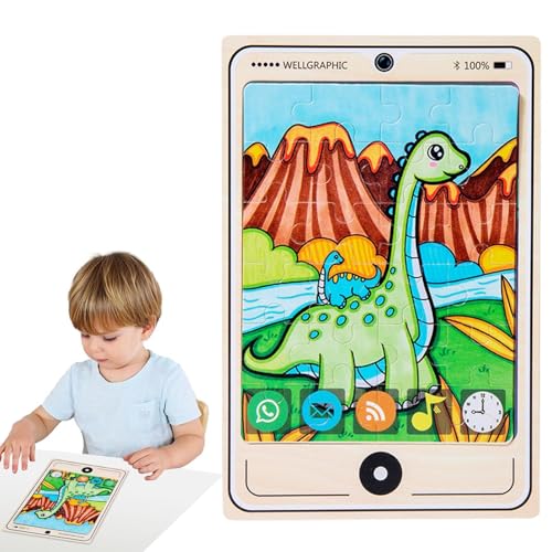 Puzzles für Kleinkinder, Tischspiel aus Holz, lustiges 2D-Puzzle-Tischspiel für Mädchen | Interaktions-Puzzlespiel für Jungen, Mädchen, von Generic