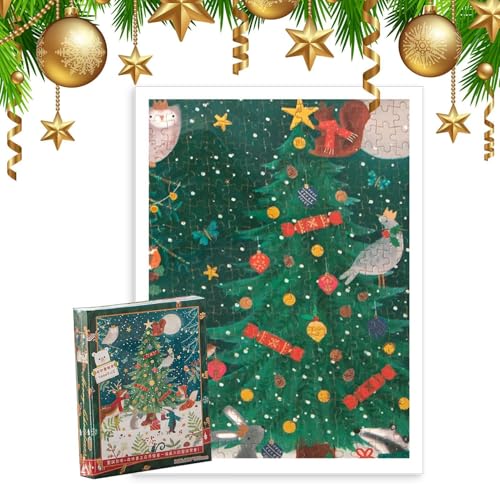 Puzzleset aus Holz, Weihnachtspuzzles – Puzzletafel für den Weihnachtsbaum, tragbar, 1000 x, Urlaubspuzzle-Set für die Feinmotorik Puzzleset aus Holz, Weihnachtspuzzles – Puzzletafel für den Weihnachtsbaum, tragbar, 1000 x, Urlaubspuzzle-Set für die Feinmotorik von Generic