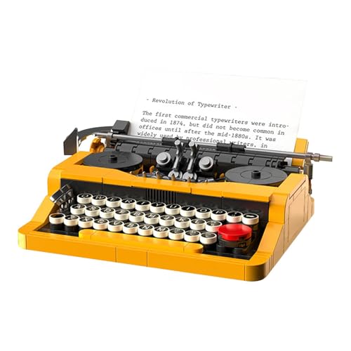 Puzzlespielzeug, Retro-Schreibmaschinen-Bausteine, klassische Druckermodellbausteine, Sammlerstücke, Retro-Schreibmaschinen-Bausteine von Generic