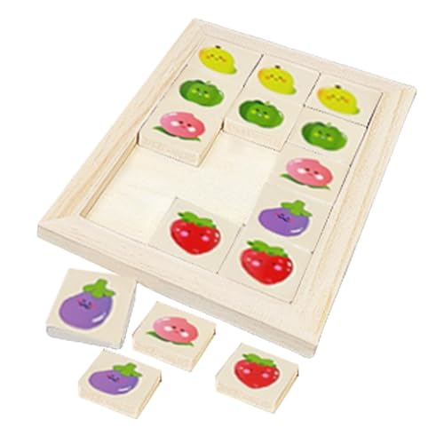 Puzzlespielzeug für, Holzpuzzle Tischspiel, Lernspiel aus Holz, Brain Logic Puzzle, Lernspielzeug, lustiges Puzzlespiel für , Mädchen und von Generic