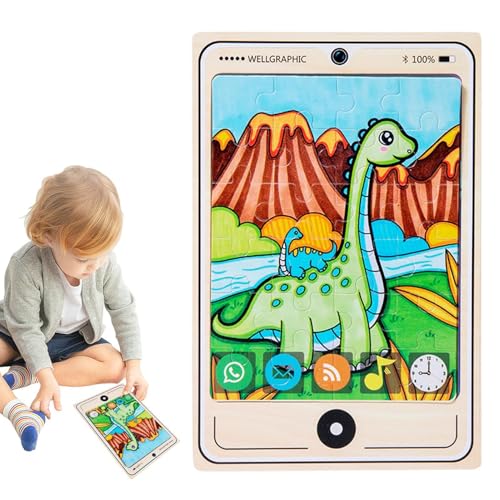 Puzzlespielzeug für Kinder, Holzpuzzle für Kinder, lustiges 2D-Puzzlespiel aus Holz für den Tisch, Puzzlespiel mit Handyformen, Cartoon PA Puzzlespielzeug für Kinder, Holzpuzzle für Kinder, lustiges 2D-Puzzlespiel aus Holz für den Tisch, Puzzlespiel mit Handyformen, Cartoon PA von Generic