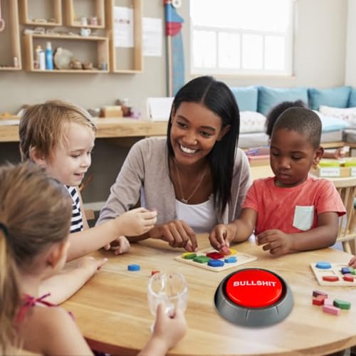 Quetschbox, Slapbox – Anrufbeantworter für Tischspiele, leicht zu tragende kleine Tontasten, leichter Anrufbeantworter | Sprechendes Spielzubehör für Kinder, Freunde, Erwachsene, lustiges Schreibtisch von Generic