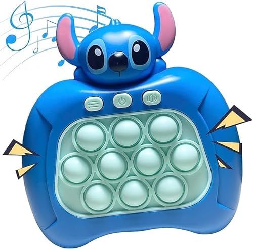 Quick Push Bubble Game Elektronisches Spiel, tragbares elektronisches Spiel, Fast Speed Push Pop it Dekomprimieren, Glühen, Fidget Toys für Jungen, Mädchen, Teenager von Generic
