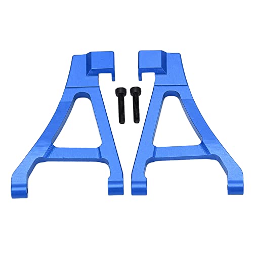 RC-Aufhängungsarm-Ersatz, Hohe Härte, Leichte Aluminiumlegierung, RC-Front-Unter-Aufhängungsarm, Feste Struktur, 2 Stück, für 1/16 RC-Auto (Blue) von Generic
