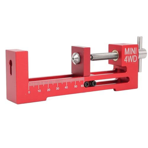 RC-Auto-Reifen-Montagegerät, Aluminiumlegierung RC 4-Rad-Reifen-Montagegerät für RC 4-Rad-Rennwagen-Teile (Rot) von Generic