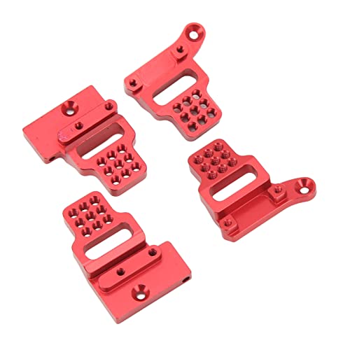 RC Auto Stoßtürme Berg, RC Car Shock Mountain Leichte hochfeste Aluminiumlegierung 1/18 RC Raupenwagen Upgrades Teile (Rot) von Generic
