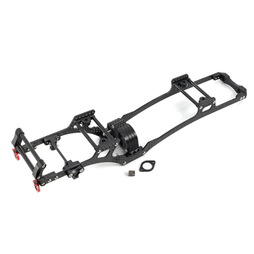RC Chassis Kit LCG Kohlefaser Rahmen Träger Schienenbalken Getriebe Kompatibel für Axial SCX10 1/10 RC Crawler Upgrade Parts RC Chassis Kit LCG Kohlefaser Rahmen Träger Schienenbalken Getriebe Kompatibel für Axial SCX10 1/10 RC Crawler Upgrade Parts von Generic
