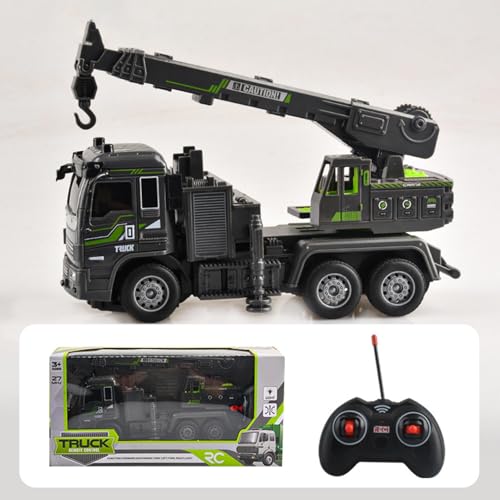 RC Construction Equipment - 4WD Remote Operated Engineering, Toy Truck Model | Ausgrabung Auto Spielfahrzeug, interaktives Lern-Kit Kinder, kreative pädagogische Gegenwart, Innen Außen von Generic
