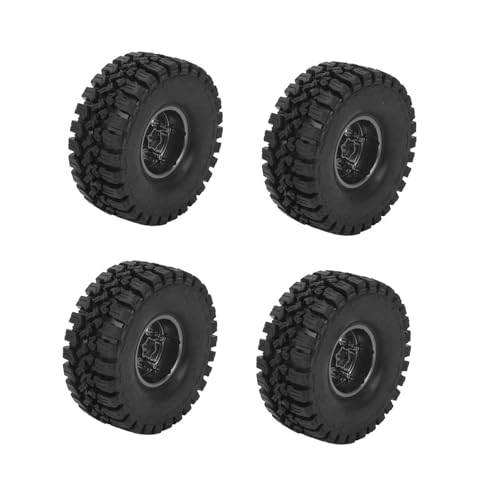 RC Crawler -Reifen, Gummi -RC Auto Reifen Set Anti Slip Starke Polsterung 1,9 Zoll für 1/10 Kletterautos (Ti) von Generic