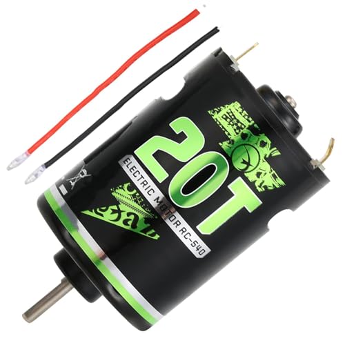 RC Elektromotor - RC Motor Mit Niederspannungsschutz - 540 Brushed Motor 20T 27T 35T 45T Motor 1/10 RC Crawler Auto Axials SCX10 AXI03007 90046 D90 Truck RC Elektromotor - RC Motor Mit Niederspannungsschutz - 540 Brushed Motor 20T 27T 35T 45T Motor 1/10 RC Crawler Auto Axials SCX10 AXI03007 90046 D90 Truck von Generic