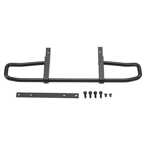 RC Frontstoßstange Kompakte hochfeste Exquisite Aluminiumlegierung RC Metall Frontstoßstange Schraube Hochtemperaturbeständigkeit für RC Auto Zubehör (Schwarz) von Generic