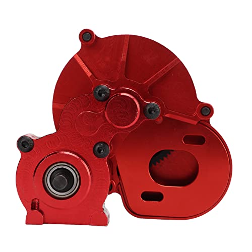 RC -Getriebe Set, Hochleistungs -Härte Metall RC Getriebe Getriebe Anodierte Anti -Abrieb Hohe Festigkeit für 1/10 RC -Auto (Rot) von Generic
