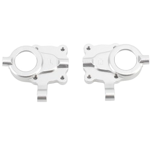 RC -Gewichte Lenkknöchel, Rostbeständiges Ausgewogenes Fahren Präziser Lenkung RC -Vorderachse Aluminiumlegierung und Kupfer für 1/18 Autos (Silver) von Generic