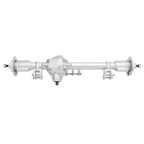 RC Hinterachse-Set, Zubehör-Upgrade-Teile, Metall-Hinterachse-Set für 1/10 ferngesteuertes Auto (SILVER) von Generic