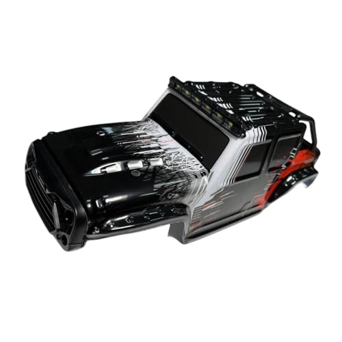 RC -Karosserie -Hobby -Spielzeugfahrzeug -ACCS Kinder Erwachsene Geschenke für 4WD -Modell Teil RC -Karosseriezubehör für 16101p 16102, Schwarz Rot RC -Karosserie -Hobby -Spielzeugfahrzeug -ACCS Kinder Erwachsene Geschenke für 4WD -Modell Teil RC -Karosseriezubehör für 16101p 16102, Schwarz Rot von HuadaXtai