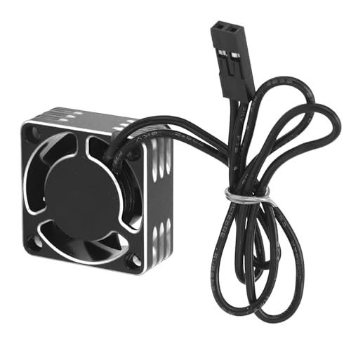 RC-Kühl Ventilatoren, 25mm 19000 U/min ESC-Motor-Kühl Lüfter Kühlkörper 19000 U/min Bürstenloser Motor-Ersatzteile für AXIAL RC-Auto (Silver) von Generic