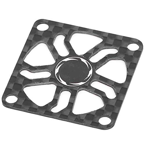 RC-Lüfterabdeckung, Kohlefaser-Elektromotor-Lüfterabdeckung, ESC-Motor-Lüfter für RC-Auto-Bootsmotor (30mm) von Generic