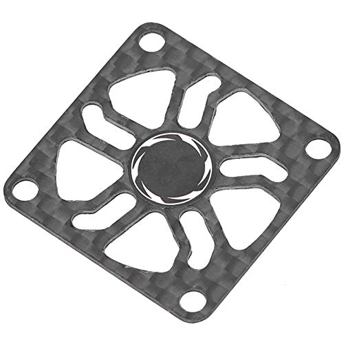 RC-Lüfterabdeckung, Kohlefaser-Elektromotor-Lüfterabdeckung, ESC-Motor-Lüfter für RC-Auto-Bootsmotor (40mm) von Generic