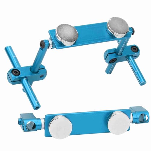 RC Magnetic Body Mount, RC Car Body Shell Mount Magnetic Body Shell Mount mit Installationszubehör Aluminiumlegierung für HSP 1/10 RC Racing Car (Himmelblau) von Generic