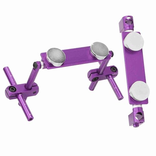 RC Magnetic Body Mount, RC Car Body Shell Mount Magnetic Body Shell Mount mit Installationszubehör Aluminiumlegierung für HSP 1/10 RC Racing Car (violett) von Generic