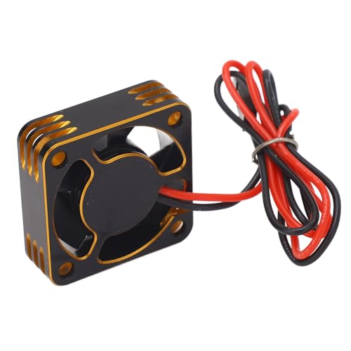 RC Motorkühlungslüfter, 31 x 31 mm, 23000 U/min, aus Aluminium, für RC Auto, ESC, Kühlkörperventilator für AXIAL für HSP RC Motorkühlungslüfter, 31 x 31 mm, 23000 U/min, aus Aluminium, für RC Auto, ESC, Kühlkörperventilator für AXIAL für HSP von Generic