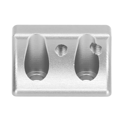RC Panhard Mount Ersatz, Stoßdämpfung Hochfestige Exquisite Easy Installation RC Car Panhard Mount Aluminiumlegierung für 1/10 -Autozubehör (Silver) von Generic