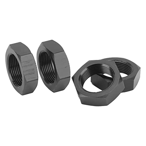 RC -Radmuttern, 4 Stcs 24 -mm Rad Hex Hub Nuss Aluminium Legierung 24 mm Hex Hub Nuss RC Autoteile Muttern Radmutter für 1/5 Ausgestoßene Kraton 8s (Black) von Generic
