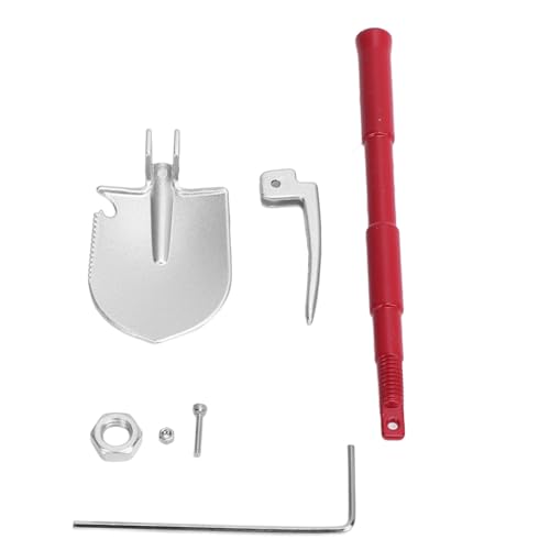 RC-Raupenschaufel, Einfach zu Installierende RC-Schaufel aus Aluminiumlegierungseisen Zum Austausch (Rot) von Generic