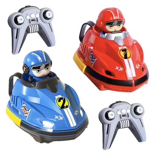 RC Schlagzeug: Ferngesteuertes Auto mit Musiklicht, Kampfauswerfer, Turbo Track Racer Toy, Electric Motion Spinner für Kinder, Speed Controller Ride Toycar, Mini Driver Action Game von Generic