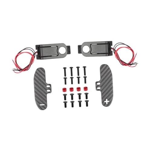 RC Spielsimulation Der Lenkrad Offset von Metall Paddle Pagaye Installieren Sie Leicht Zubehör Austausch des Ersatzteils, Dunkelgrau Kein Reittier RC Spielsimulation Der Lenkrad Offset von Metall Paddle Pagaye Installieren Sie Leicht Zubehör Austausch des Ersatzteils, Dunkelgrau Kein Reittier von HuadaXtai