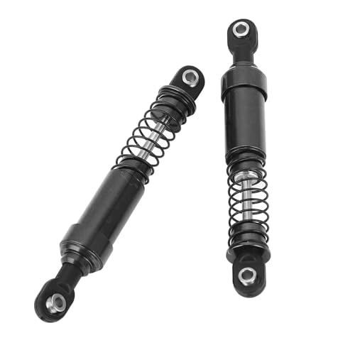 RC -Stoßdämpfer, Beschädigter Metallöl -Stoßdämpfer Metallöl Absorber CNC -Präzise für das SCX10 1/10 RC -Auto -Modell (Black) von Generic