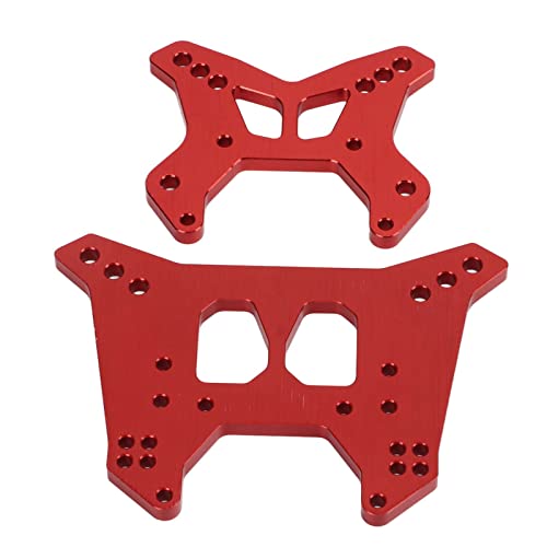RC Stoßturm vorne hinten, Aluminiumlegierung Stabiler Betrieb 1/8 RC Shockturm Für RC Auto (Rot) von Generic