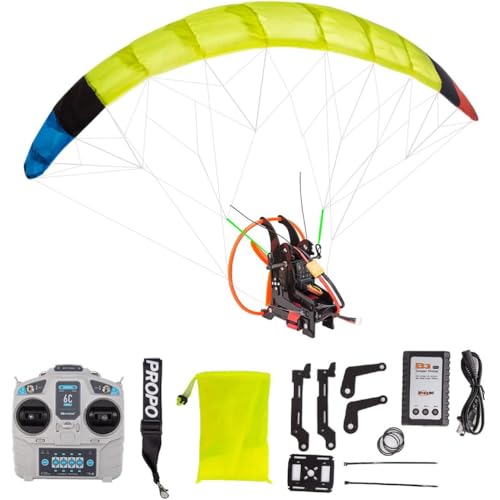 RC-Stuntflug-Gleitschirm-Modell, 2.4G elektrische Mini-Drachen Höhen-Stuntflug Outdoor-Spielzeug, Camping Strand Spielzeug für Erwachsene (RTF),100cm Wings von Generic