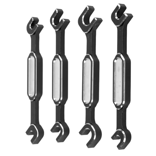 RC -Turnic -Schlüssel, 3,0 3.2,5 .7 .7 4,0 5, 6, Mm Turte Leben Effizientes Aluminiumlegier RC Auto (Black) von Generic