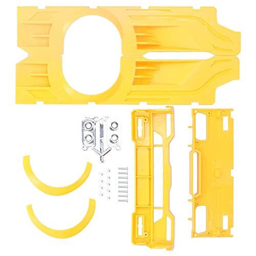 RC Wide Body Kit, Wide Body Large Umgebende Abdeckung Plastikmodifikation Kits für WPL D12 RC -LKW Passt (Yellow) von Generic