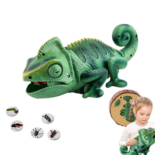RC ferngesteuertes Chamäleon mit LED-Lichtern, realistisches elektronisches Spielzeug - interaktives und sicheres kriechendes Chamäleon für Kinder, innovatives Tierspielzeug für Geburtstage, Partys RC ferngesteuertes Chamäleon mit LED-Lichtern, realistisches elektronisches Spielzeug - interaktives und sicheres kriechendes Chamäleon für Kinder, innovatives Tierspielzeug für Geburtstage, Partys von Generic