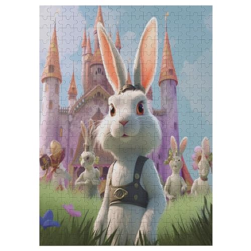 Rabbit - 1000 Teile Puzzle – - Hochauflösendes - Gelegenheitsspiel – 1000 Teile Holzpuzzle 300 PCS von Generic