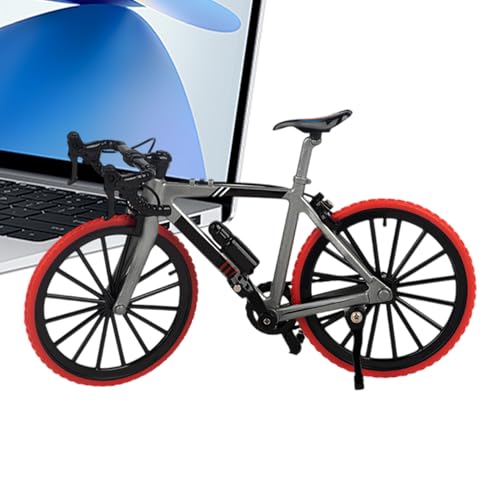 Race Cycle Modell, Ally Cycle Modell, Miniature Mountain Cycle in Alloy in Goted Alloy | 1: 8 Skala, Dekoration des Bastelhauses, Tauchen Sie ein in das lebhafte Radfahren mit dem Vorsprung von Generic