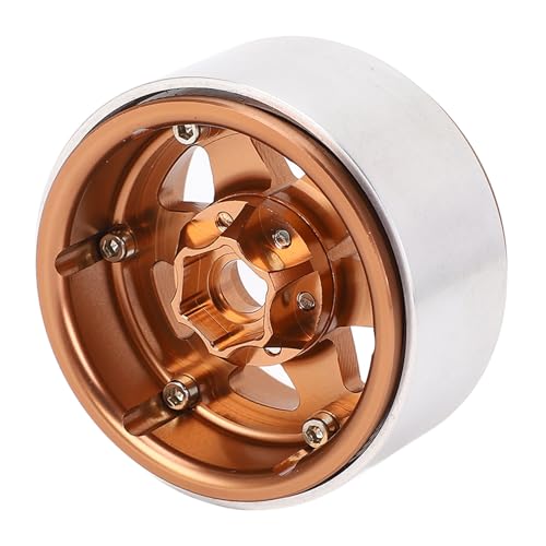 Radnabenfelge, Realistisches Aussehen Runder Löcher, Kletterradnabe 4 Stück für die Reparatur (Brown) von Generic