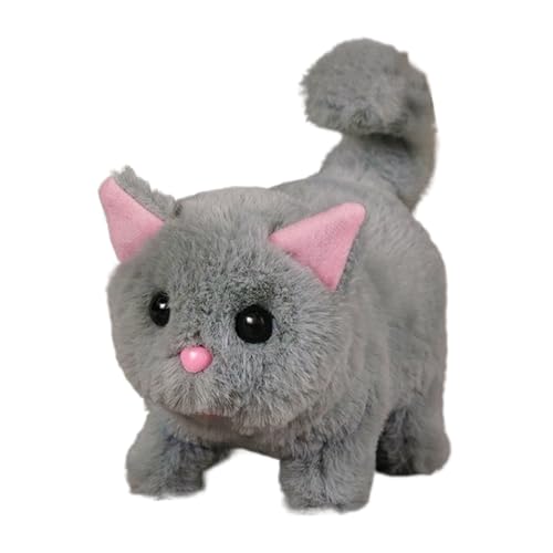 Ragazzi E Ragazze Giocattolo - Roboter Katze aus Plüsch - Elettronische Katze aus Plüsch | Interaktiver Giocattolo in Form Di Gattino Roboter Per Bambini, Ragazzi E Ragazze Giocattolo von Generic