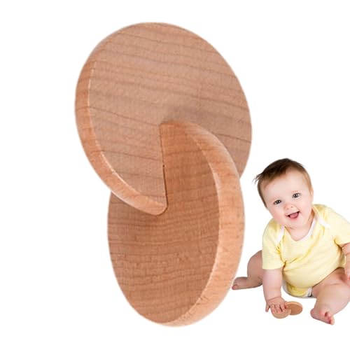 Rassel – Rassel aus Massivholz für Babyaufnahme | Lustiges Lernspielzeug für Kleinkinder von 0 bis 3 Jahren, verbessert die Hand-Augen-Koordination Rassel – Rassel aus Massivholz für Babyaufnahme | Lustiges Lernspielzeug für Kleinkinder von 0 bis 3 Jahren, verbessert die Hand-Augen-Koordination von Generic